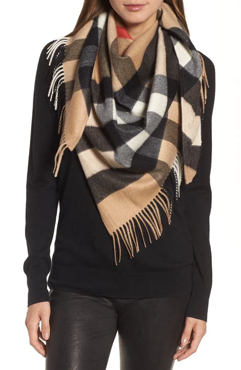 the burberry wool cashmere scarf|burberry check cashmere scarf sale.